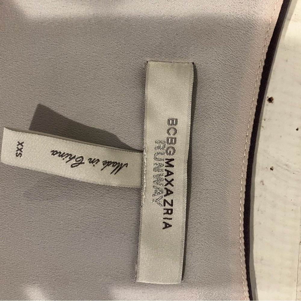 Bcbgmaxazria Asymmetrical Color Block Midi Dress - image 4